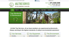 Desktop Screenshot of abletreeservice.com.au